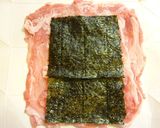 豚の照り焼きサラダロール作り方1写真