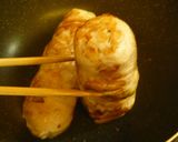 豚の照り焼きサラダロール作り方6写真