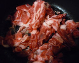 牛肉ともやしキノコのダシダ炒め作り方2写真