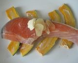 10分で塩鮭のバター風味レンジ蒸し作り方2写真