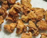 韓国料理ー唐揚げのネギ白髪のせ「パダク」作り方3写真