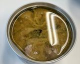 いわしと玉ねぎ、ほうれん草の卵とじ作り方1写真