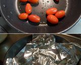 ダイエットに☆焼きトマトのニンニクポン酢作り方1写真