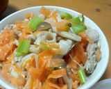 豚肉とにんじん大根リボンのレンジ蒸し作り方8写真