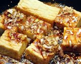 韓国料理ー厚揚げの韓国風煮付け作り方3写真
