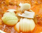 韓国料理ー鷄の辛煮「ダッドリタン」作り方3写真
