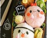 ハロウィンniまん丸マッシュお化け作り方4写真