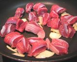 砂肝とニラの炒めもの～にんにく風味作り方4写真