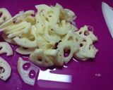 簡単でおいしいレンコンとたらこ炒め作り方1写真