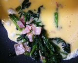 ほうれん草とベーコンのクリームオムレツ作り方6写真