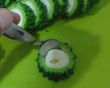 お弁当にも☆ゴーヤの豚肉詰め作り方4写真