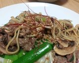 柔らかお肉！プルコギ焼きそば作り方6写真