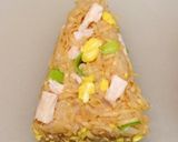 チキンラーメンおにぎり（そば飯）研究中！作り方7写真