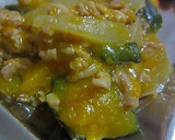 鶏白だしで作るかぼちゃのそぼろ煮作り方4写真
