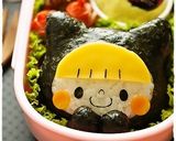 ハロウィンに♪黒猫頭巾ガール＊キャラ弁作り方6写真