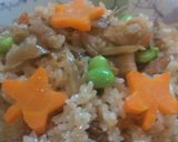 栄養士ママ☆秋色おこわ作り方6写真