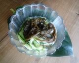 もずくと胡瓜の酢の物作り方4写真