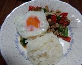 ムーガパオ(豚肉のガパオライス)作り方6写真