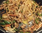粉末焼きそばソース消費！賄い焼きうどん♬作り方3写真