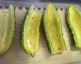 ゴーヤの肉詰め作り方1写真