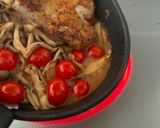 レストラン仕立て★鶏もも肉のきのこソース作り方8写真