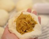 ホシノでふわふわ!塩麹ツナカレーそばパン作り方6写真