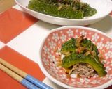 ゴーヤの肉詰め作り方10写真