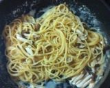 納豆の味噌クリームパスタ(*UωU*)作り方3写真