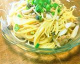 納豆の味噌クリームパスタ(*UωU*)作り方4写真