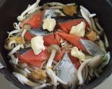 簡単＆美味☆バター風味で鮭と野菜の蒸し煮作り方3写真