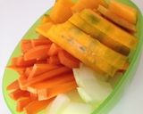 汁物：緑黄色野菜のポタージュスープ作り方1写真