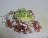 お弁当おかず✿残りマグロのハンバーグ作り方2写真