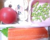 車麩のキッシュ☆サーモン枝豆トマト作り方1写真