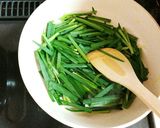 ニラ玉・オイスターソース炒め♬作り方5写真