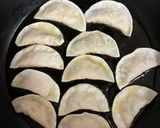 肉無し！豆腐とネギの揚げ焼き餃子！作り方4写真