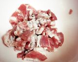 醤油麹DEゴーヤと豚ばら肉炒め作り方2写真