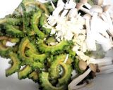 醤油麹DEゴーヤと豚ばら肉炒め作り方5写真