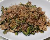 醤油麹DEゴーヤと豚ばら肉炒め作り方7写真