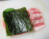豚肉の海苔チー巻きステーキ作り方3写真