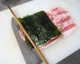 豚肉の海苔チー巻きステーキ作り方4写真