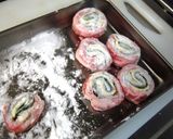 豚肉の海苔チー巻きステーキ作り方7写真