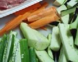茄子とオクラの豚肉巻（チリソース味）作り方1写真