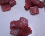 鮪ぶつきりとオクラバター炒め盛り合わせ作り方8写真
