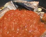 サンマのトマトソース煮　10分料理〒皿〒作り方3写真