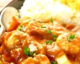 ■えびとホタテのトマトバターカレー■作り方9写真