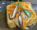 簡単美味しい*厚揚げの甘酢あんかけ作り方6写真