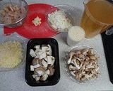 お店の味!きのこと海老のチーズリゾット作り方2写真
