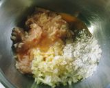 ジューシーお揚げの鶏挽巻き煮作り方1写真