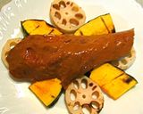 生鮭のヨーグルトみそ漬けと野菜の蒸し物作り方4写真