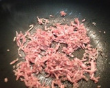 簡単!!厚揚げと小松菜の挽肉炒め作り方3写真